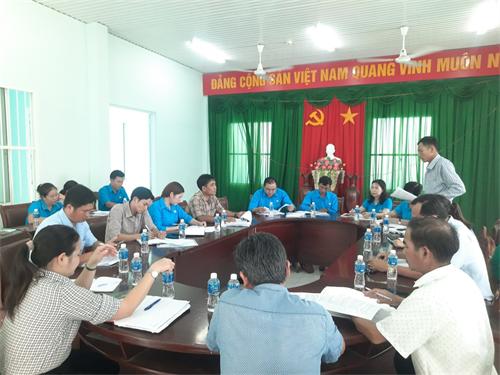 Cụm thi đua số 02 thuộc LĐLĐ huyện Hàm Thuận Bắc sơ kết 6 tháng đầu năm 2023